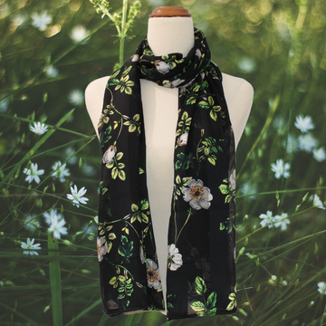 Luxury Rectangle Scarf - Midnight Touch